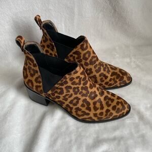 1. State Cheetah Genuine Fur Ankle Boots
